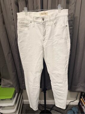 Madewell Crisp White Skinny Jeans